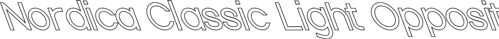 Preview image for Nordica Classic Light Opposite Oblique Outline