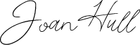 JoanHull font