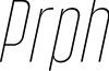 Pariphoom DEMO Thin Italic font