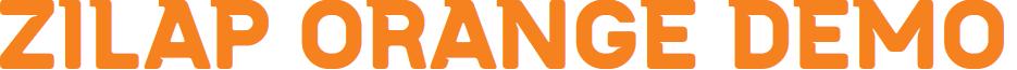 Zilap Orange DEMO font