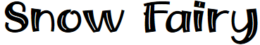 Snow Fairy font