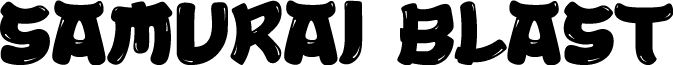 Samurai Blast font