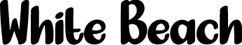 White Beach font