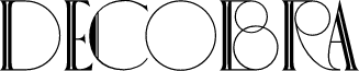 Decobra Regular font