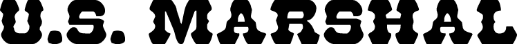U.S. Marshal font