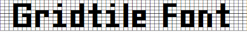 Gridtile font
