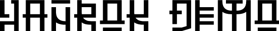 Hanrok Demo Regular font
