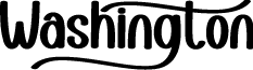 Washington font