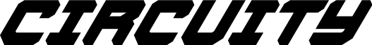 Circuity Personal Use Only Reg font