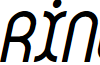 Ringus Italic font