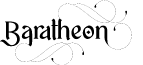 Baratheon font