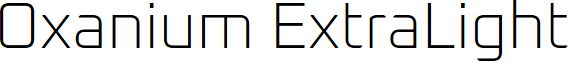 Oxanium ExtraLight