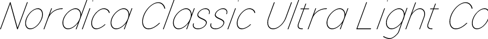 Preview image for Nordica Classic Ultra Light Condensed Oblique