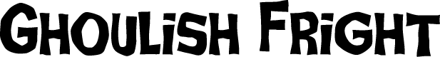 ghoulish fright font