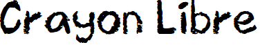 Crayon Libre font