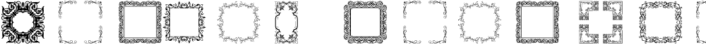 Frames Creator 2.0 font