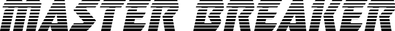 Master Breaker Gradient Italic