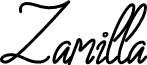 Zamilla font