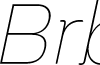 Boriboon DEMO Thin Italic font