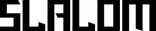 Slalom font