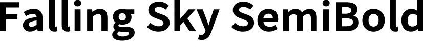 Preview image for Falling Sky SemiBold