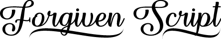 Forgiven Script Font | Designed by Misti's Fonts