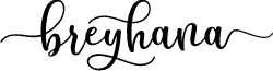 Breyhana font
