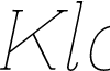 Kulachat Serif DEMO Thin Italic font
