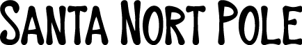 Santa Nort Pole font