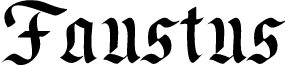 Faustus font