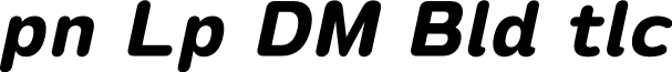 Opun Loop DEMO Bold Italic