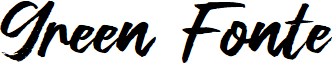 Green Fonte font