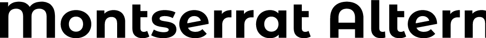 Preview image for Montserrat Alternates Bold