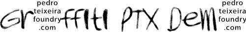 Graffiti PTx Demo font