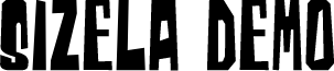 SizelaDemo-Regular font