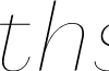 Athisthan DEMO Thin Italic font