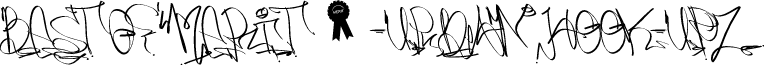 best of merit 9 -URBAN HOOK-UPZ font