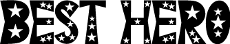 BEST HERO font