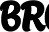 Bronkey PERSONAL USE ONLY Bold font