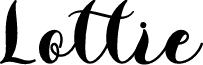 Lottie font