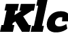 Kulachat Slab DEMO Ob Black Oblique font