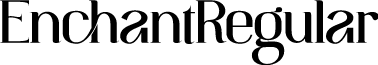 EnchantRegular font