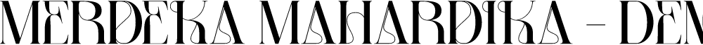 Merdeka Mahardika - Demo Version Regular font