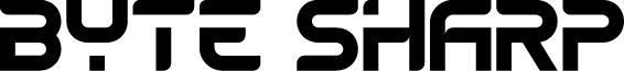 Byte Sharp font