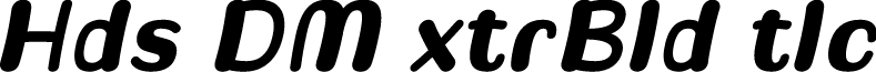 Hadsai DEMO ExtraBold Italic