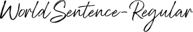 WorldSentence-Regular font