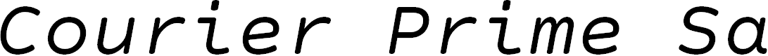 Preview image for Courier Prime Sans Italic