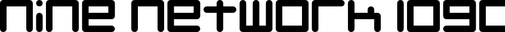 Nine Network logo font Regular font