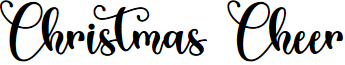 Christmas Cheer - Personal Use font