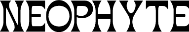 NeophyteDEMO font